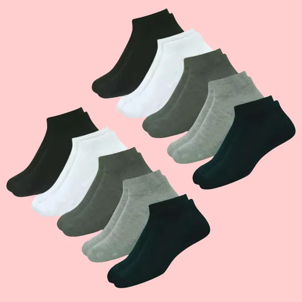 Multicolor_Cotton_Ankle_Length_Socks_For_Men