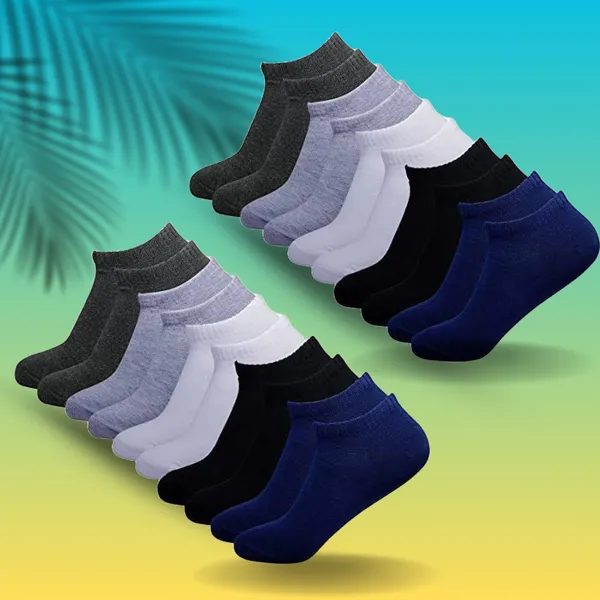 Multicolor_Cotton_Ankle_Length_Socks_For_Men
