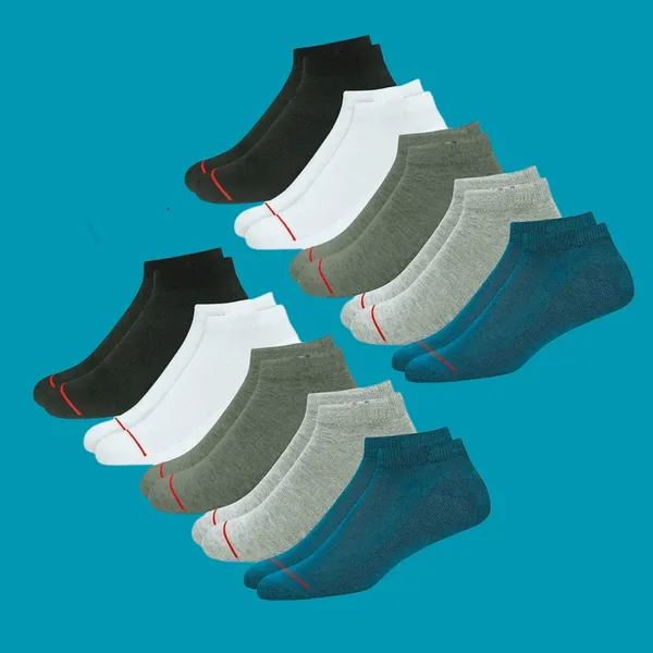 Multicolor_Cotton_Ankle_Length_Socks_For_Men