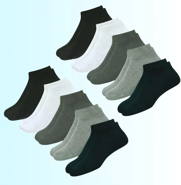 Multicolor_Cotton_Ankle_Length_Socks_For_Men