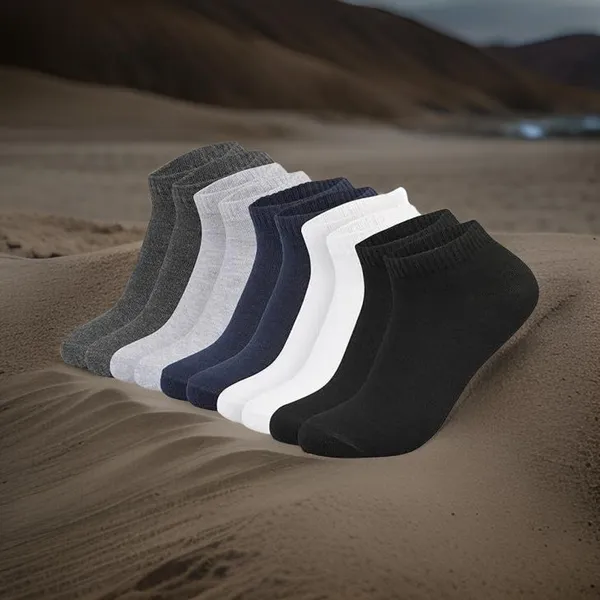 Multicolor_Cotton_Ankle_Length_Socks_For_Men