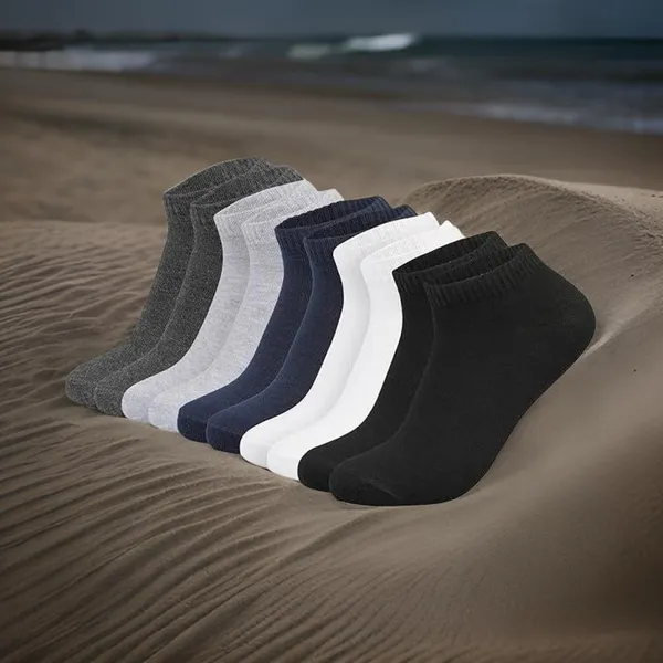 Multicolor_Cotton_Ankle_Length_Socks_For_Men