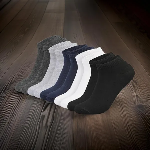 Multicolor_Cotton_Ankle_Length_Socks_For_Men