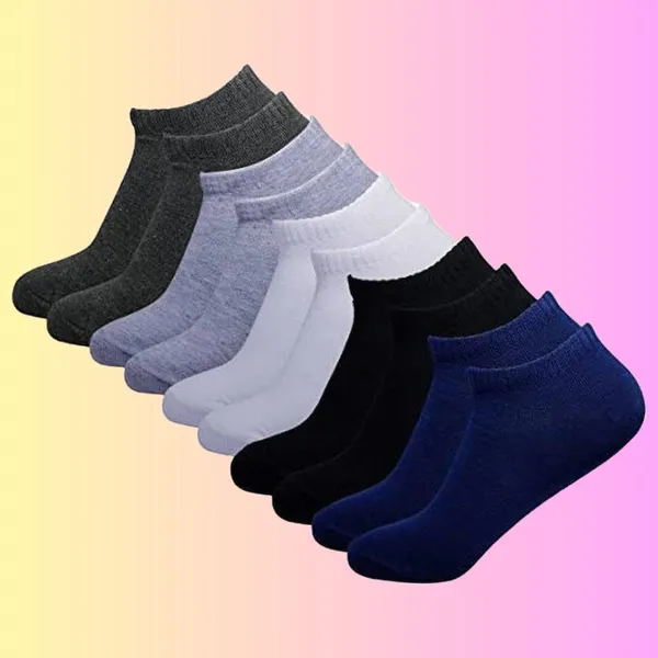 Multicolor_Cotton_Ankle_Length_Socks_For_Men