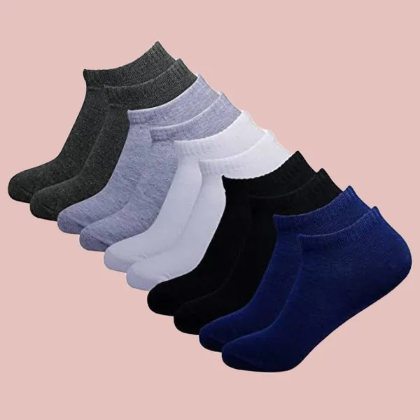 Multicolor_Cotton_Ankle_Length_Socks_For_Men