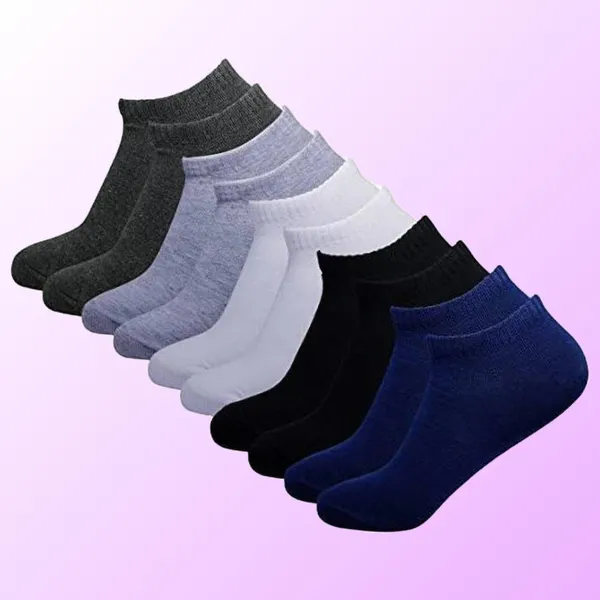 Multicolor_Cotton_Ankle_Length_Socks_For_Men