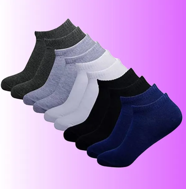 Multicolor_Cotton_Ankle_Length_Socks_For_Men