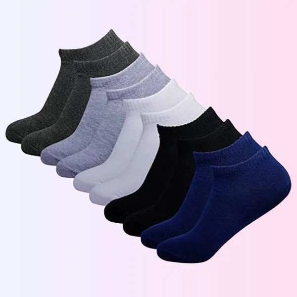 Multicolor_Cotton_Ankle_Length_Socks_For_Men