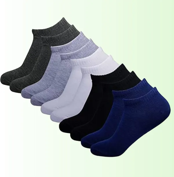 Multicolor_Cotton_Ankle_Length_Socks_For_Men