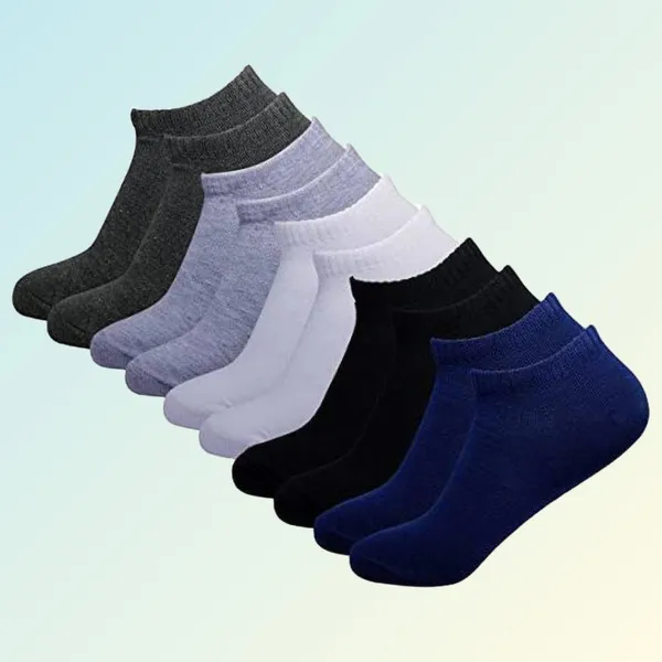 Multicolor_Cotton_Ankle_Length_Socks_For_Men