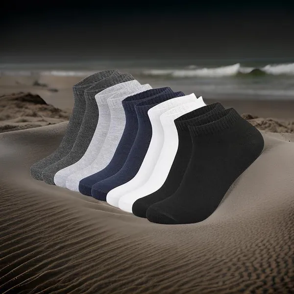 Multicolor_Cotton_Ankle_Length_Socks_For_Men