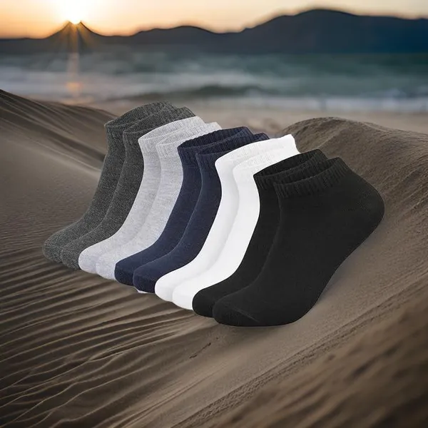 Multicolor_Cotton_Ankle_Length_Socks_For_Men