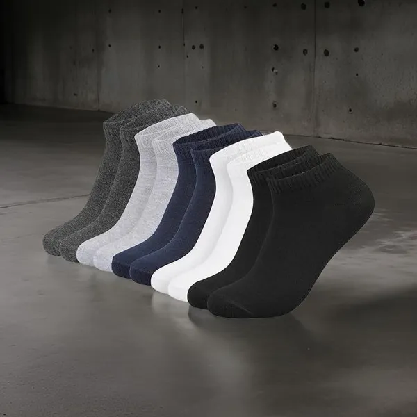 Multicolor_Cotton_Ankle_Length_Socks_For_Men
