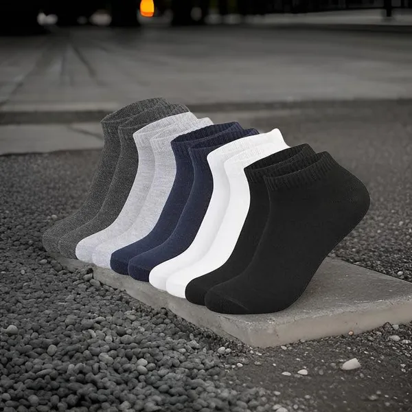 Multicolor_Cotton_Ankle_Length_Socks_For_Men