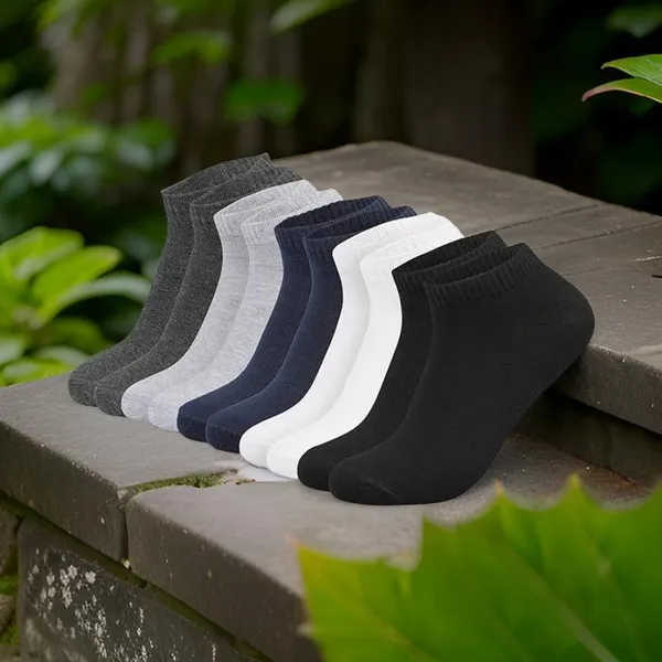 Multicolor_Cotton_Ankle_Length_Socks_For_Men
