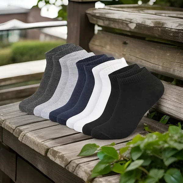 Multicolor_Cotton_Ankle_Length_Socks_For_Men