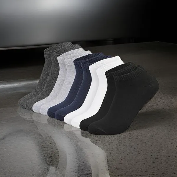 Multicolor_Cotton_Ankle_Length_Socks_For_Men