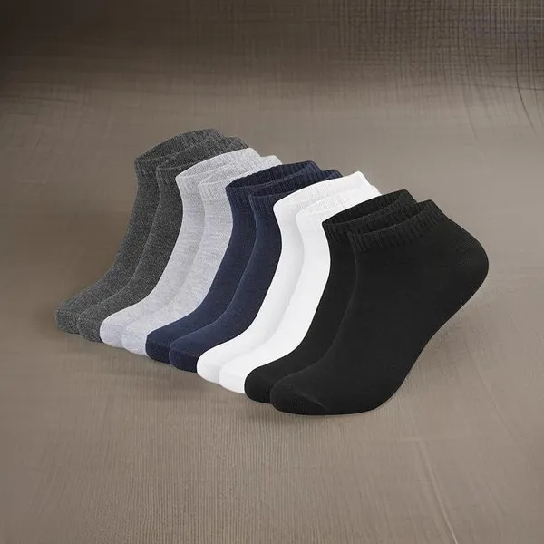 Multicolor_Cotton_Ankle_Length_Socks_For_Men
