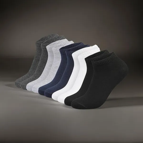 Multicolor_Cotton_Ankle_Length_Socks_For_Men