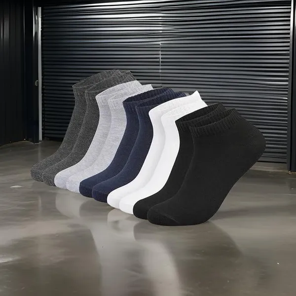 Multicolor_Cotton_Ankle_Length_Socks_For_Men