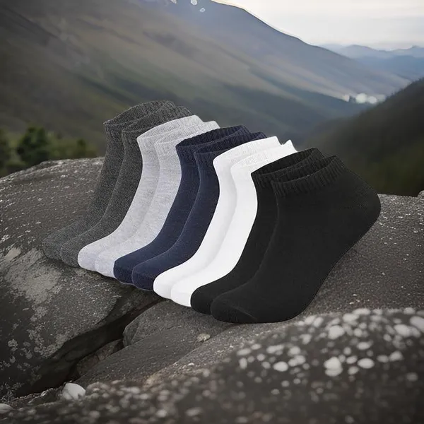 Multicolor_Cotton_Ankle_Length_Socks_For_Men
