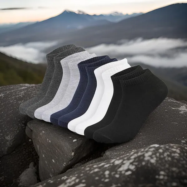 Multicolor_Cotton_Ankle_Length_Socks_For_Men