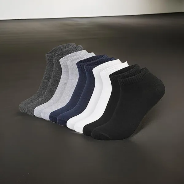 Multicolor_Cotton_Ankle_Length_Socks_For_Men