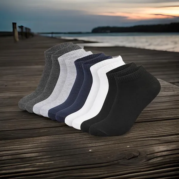 Multicolor_Cotton_Ankle_Length_Socks_For_Men
