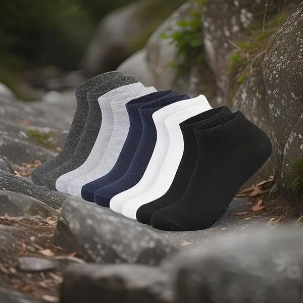Multicolor_Cotton_Ankle_Length_Socks_For_Men
