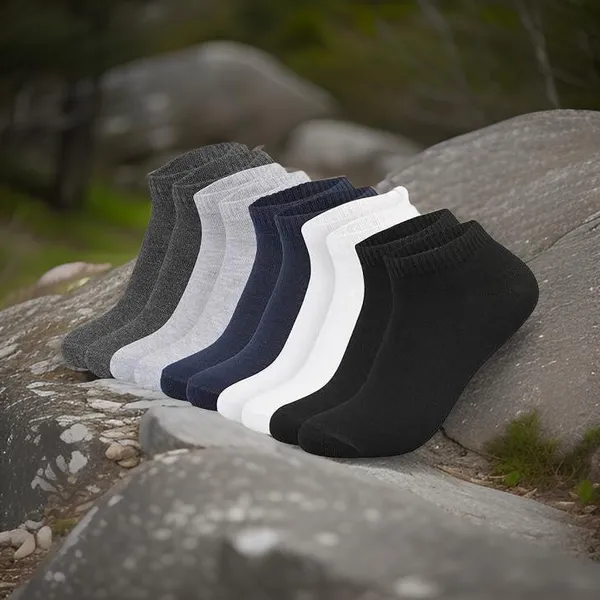 Multicolor_Cotton_Ankle_Length_Socks_For_Men