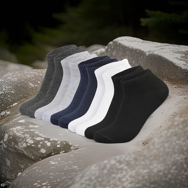 Multicolor_Cotton_Ankle_Length_Socks_For_Men