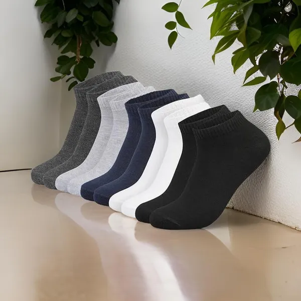 Multicolor_Cotton_Ankle_Length_Socks_For_Men