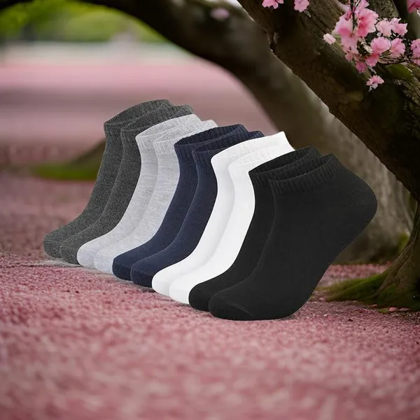 Multicolor_Cotton_Ankle_Length_Socks_For_Men