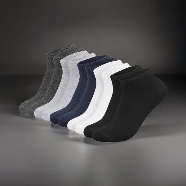 Multicolor_Cotton_Ankle_Length_Socks_For_Men