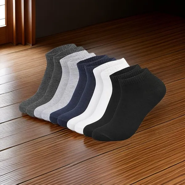 Multicolor_Cotton_Ankle_Length_Socks_For_Men