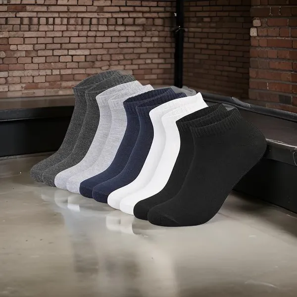 Multicolor_Cotton_Ankle_Length_Socks_For_Men