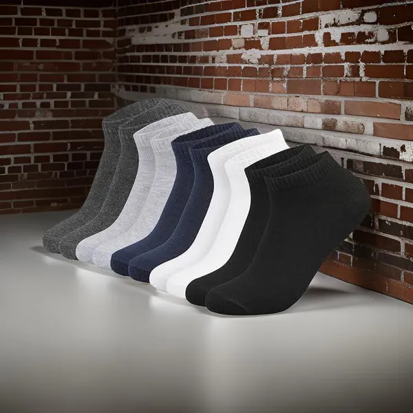 Multicolor_Cotton_Ankle_Length_Socks_For_Men