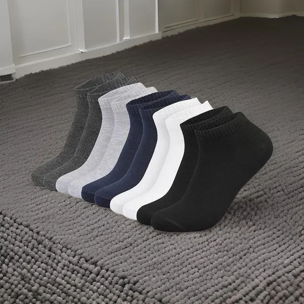 Multicolor_Cotton_Ankle_Length_Socks_For_Men