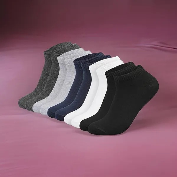 Multicolor_Cotton_Ankle_Length_Socks_For_Men