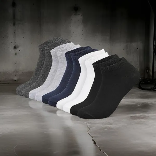 Multicolor_Cotton_Ankle_Length_Socks_For_Men