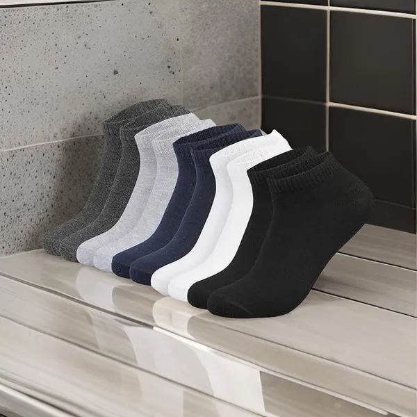 Multicolor_Cotton_Ankle_Length_Socks_For_Men