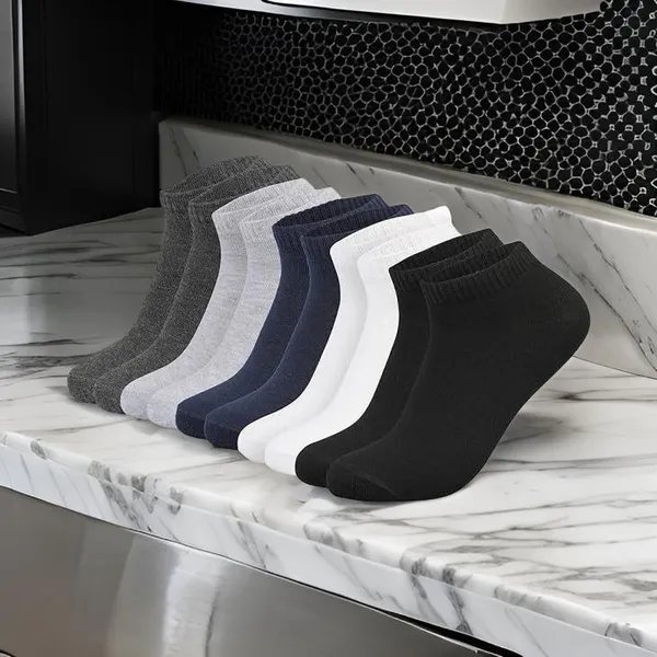 Multicolor_Cotton_Ankle_Length_Socks_For_Men
