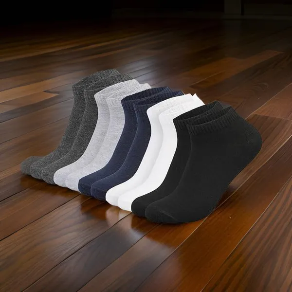 Multicolor_Cotton_Ankle_Length_Socks_For_Men