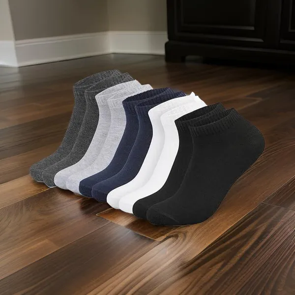 Multicolor_Cotton_Ankle_Length_Socks_For_Men