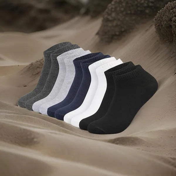 Multicolor_Cotton_Ankle_Length_Socks_For_Men