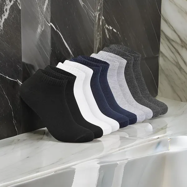 Multicolor_Cotton_Ankle_Length_Socks_For_Men