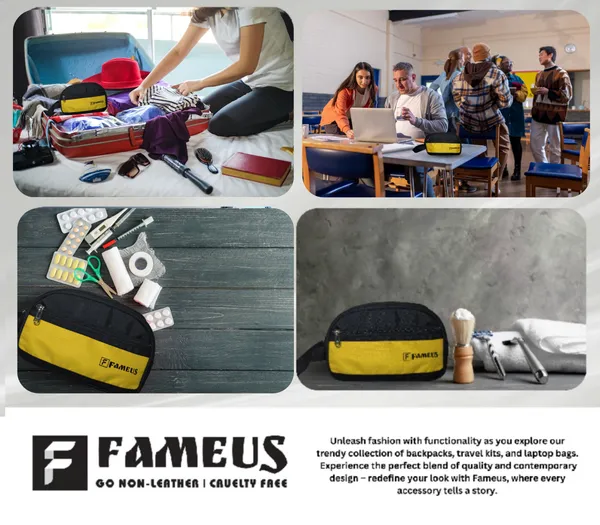 Yellow_Polyester_Daily_Use_&_Travel_Toiletry_Bag_For_Men_&_Women