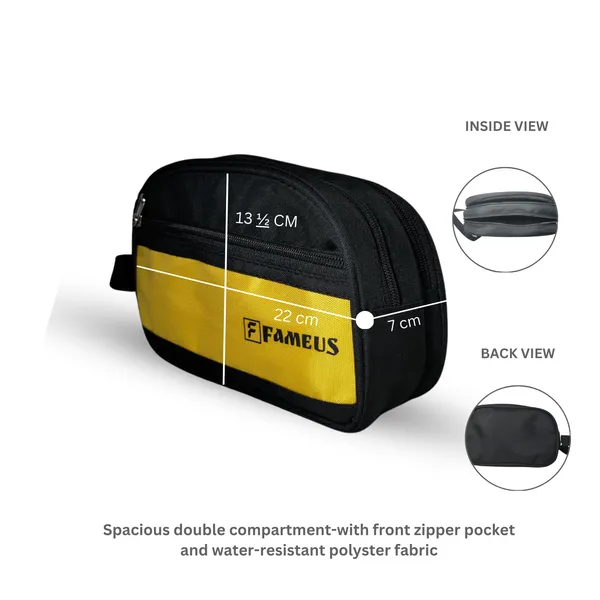 Yellow_Polyester_Daily_Use_&_Travel_Toiletry_Bag_For_Men_&_Women