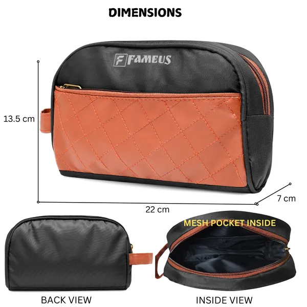 Black_Polyester_With_Faux_Leather_Daily_Use_&_Travel_Toiletry_Bag_For_Men_&_Women