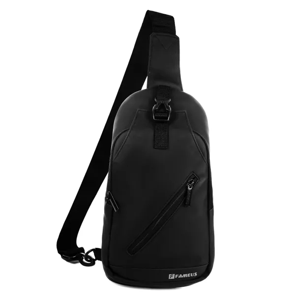 Black_Soft_Touch_Pu_Crossbody_Bag_For_Men_&_Women_(_2.8_L_)
